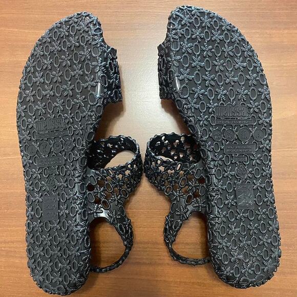 Melissa Panc x Isabela Capeto Black Vegan Rubber Sandals – Women’s Size 8 - Picture 5 of 7